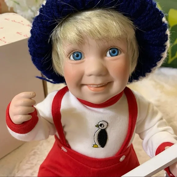 Danbury Mint “Boys Will Be Boys” Collection by Elke Hutchens Hockey Mark - Picture 3 of 8